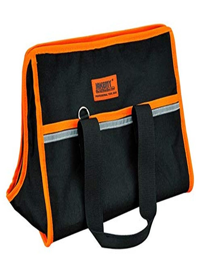 Jakemy 355mm x 230mm x 230mm Professional High-End Tool Storage Bag, 600D Oxford fabric, Durable, waterproof and wear-resistant, Multiple pockets for storing tools, Soft double hand straps - JM-B01 - Image 1